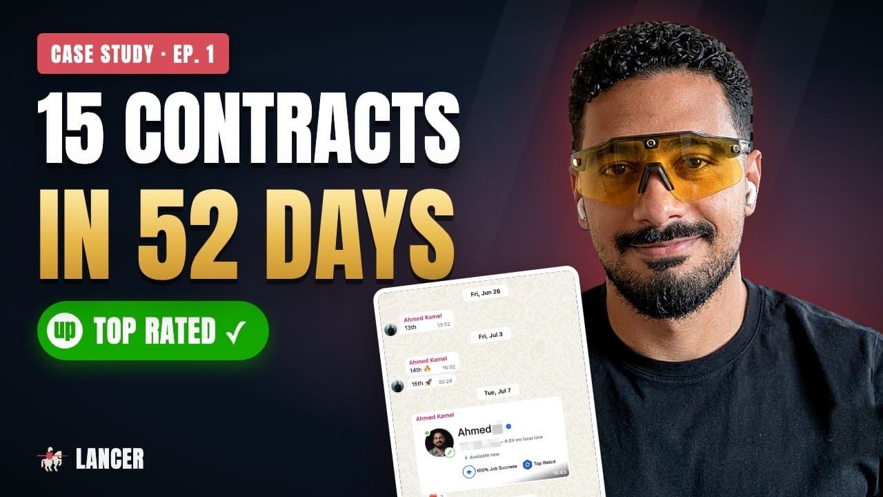 How I Won 15 Upwork Projects in 52 Days (With a New Account)
