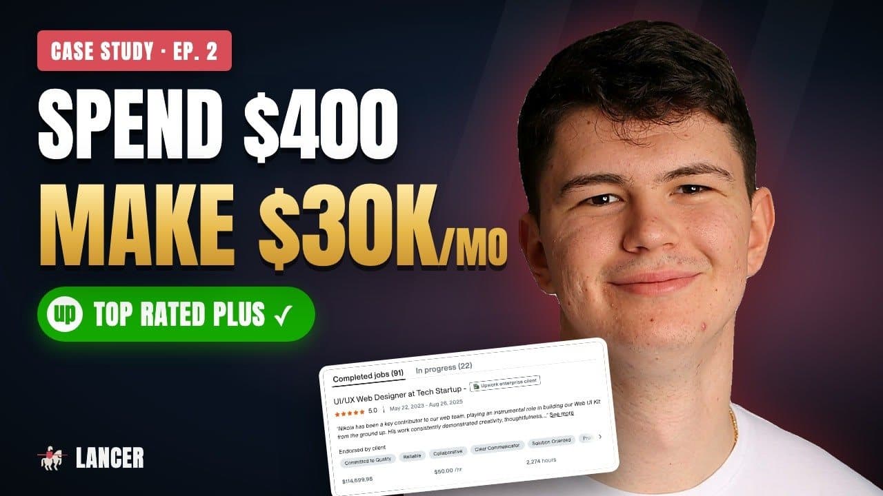 How I Make $30K a Month by Spending $400 on Upwork